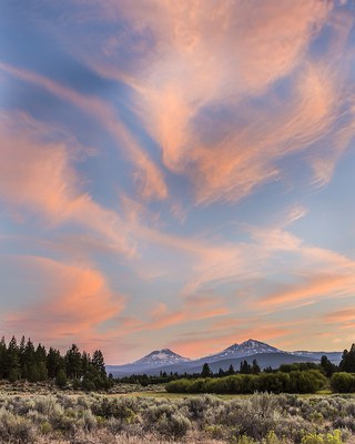 Sunset view at Indian Ford Meadow Preserve. Photo: John Williams.