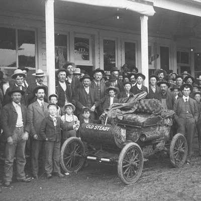 One of the first cars in Central Oregon, “Old Steady." Photo: Bowman Museum.