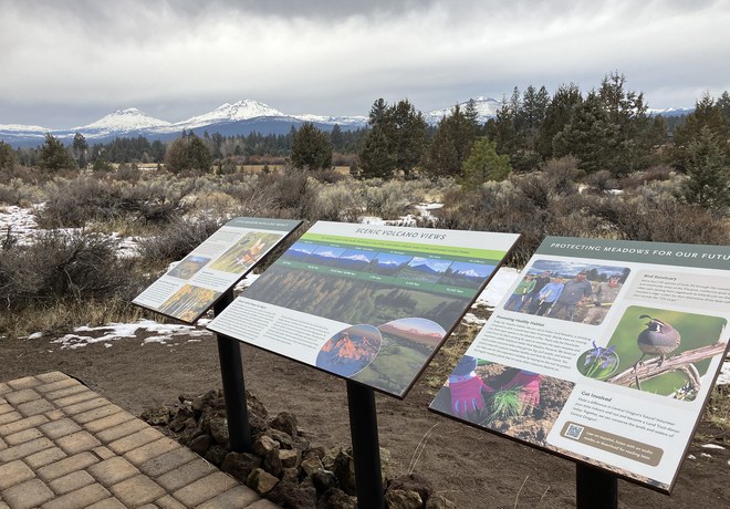 New Interpretive Signs at Indian Ford Meadow Preserve